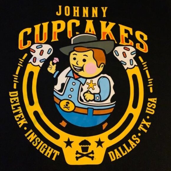 NWT Johnny Cupcakes Rare Deltek from Dallas TX Medium - Picture 1 of 7